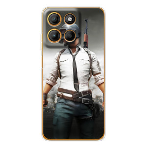Чохол з картинкою "Герой Pubg" на Motorola Moto G15 Power – Пабг