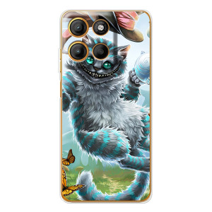 Бампер с изображением Котиков для Морора Мото G15 Пауэр (Чеширский  КОТИК)