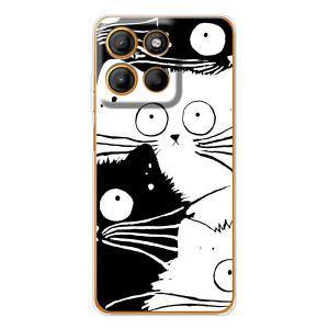 Бампер с изображением Котиков для Морора Мото G15 Пауэр (КОТИКИ)