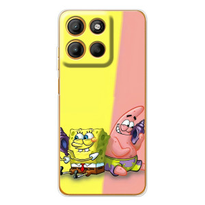 Чехол с картинкой Патрик на Motorola Moto G15 Power (Звонок)