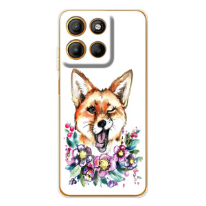 Чехол с Лисичкой для Motorola Moto G15 Power – Хитрая лиса