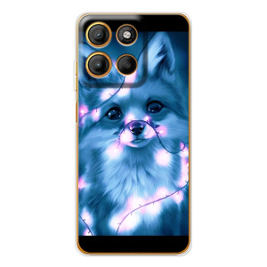 Чехол с Лисичкой для Motorola Moto G15 Power