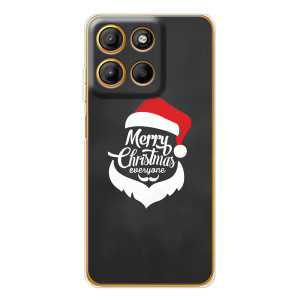 Чехол Санта Клаус для Motorola Moto G15 Power (Санта Крисмас)