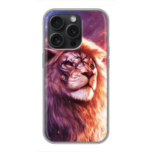 Чехол со Львом для Motorola Moto G15 Power (VPrint) – Красочный Лев