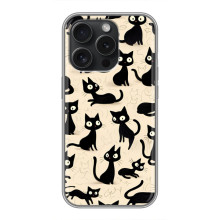 Чохол з малюнком кіт на Motorola Moto G15 Power – Чорні коти