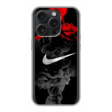 Чехол с логотипом Найк на Motorola Moto G15 Power – Найк на черном