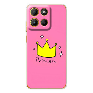 Девчачий Чехол для Motorola Moto G15 Power – Princess