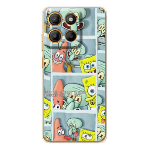 Силиконовый чехол Спанч Боб на Морора Мото G15 Пауэр (Фото-БоБ)