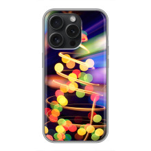 Новогодние Чехлы для graagos Moto G15 Power (VPrint) (Елка с гирлянд)