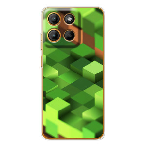 Чехлы для Motorola Moto G15 Power (Персонажи Майн Крафт) – Текстура