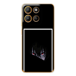 Силиконовые чехлы с глазами Anime для Морора Мото G15 Пауэр – Взгляд Саскэ