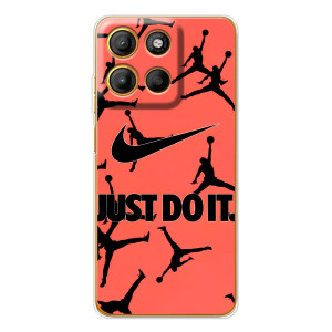 Силиконовый Чехол Nike Air Jordan на Морора Мото G15 Пауэр