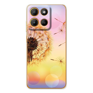 Силиконовый Чехол с одуванчиками на Motorola Moto G15 Power