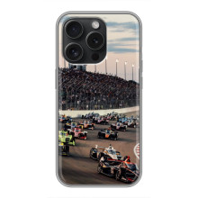 Чехол с прнтом Формула 1 на Motorola Moto G15 Power – Гонка Формула-1