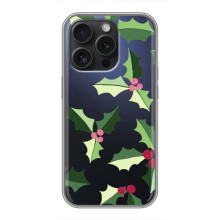 Зимние Чехлы для graagos Moto G15 Power - прозрачный фон (Рождественский фон)