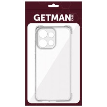 TPU чехол GETMAN Ease logo усиленные углы Full Camera для Motorola Moto G15 4G – Прозрачный