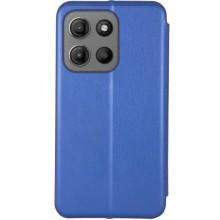Кожаный чехол-книжка Classy для Motorola Moto G15 4G – Синий