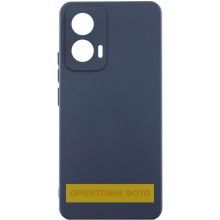 Чехол Silicone Cover Lakshmi Full Camera (AAA) для Motorola Moto G15 4G – Темно-синий