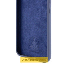 Чехол Silicone Cover Lakshmi Full Camera (AAA) для Motorola Moto G15 4G – Темно-синий