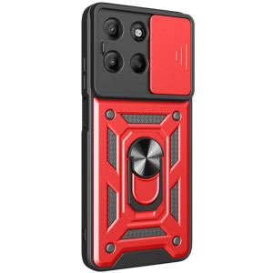 Чехол Ummi Camshield Serge Ring для Motorola Moto G15 4G – Красный