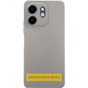 Чехол TPU GETMAN Liquid Silk Full Camera для Motorola Moto G15 4G / G15 Power / G17 / G17 Power – Серый
