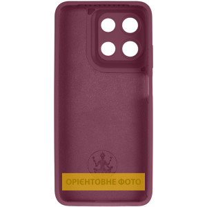 Чохол Silicone Cover Lakshmi Full Camera (AAA) для Motorola Moto G15 4G – Бордовий