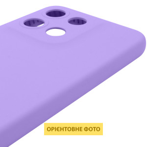 Чохол Silicone Cover Lakshmi Full Camera (AAA) для Motorola Moto G15 4G – Бузковий
