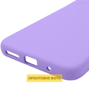 Чохол Silicone Cover Lakshmi Full Camera (AAA) для Motorola Moto G15 4G – Бузковий