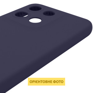 Чохол Silicone Cover Lakshmi Full Camera (AAA) для Motorola Moto G15 4G – Темно-синій