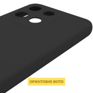 Чохол Silicone Cover Lakshmi Full Camera (AAA) для Motorola Moto G15 4G – Чорний