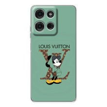 Чехлы Луи Витон для Motorola Moto G15 (AlphaPrint - LOUIS VUITTON) (Микки Маус LV)