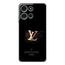 Чехлы Луи Витон для Motorola Moto G15 (AlphaPrint - LOUIS VUITTON) (ремешок LV)