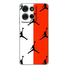 Чехлы для Motorola Moto G15 - с картинкой JORDAN (AlphaPrint) (Лого Джордан)