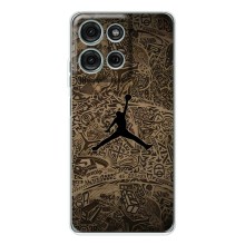 Чехлы для Motorola Moto G15 - с картинкой JORDAN (AlphaPrint) (Logo Jordan)