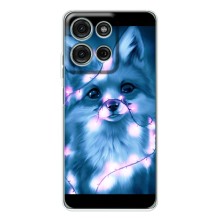 Чехлы с картинкой Лисички для Motorola Moto G15 (VPrint) (Яркая лисичка)