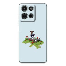 Чехлы с картинкой собаки Патрон для Motorola Moto G15 (AlphaPrint) (Сапер Пес)