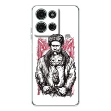 Чехлы для Motorola Moto G15 с принтом Тараса Шевченко (AlphaPrint) (Козак Шевченко)