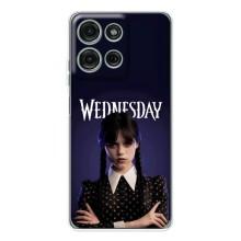 Чехлы с принтом Уэнсдей на Motorola Moto G15 – Wednesdey