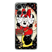 Чехол Disney Mouse Motorola Moto G15 (PREMIUMPrint) (Минни peace)