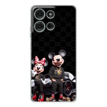 Чехол Disney Mouse Motorola Moto G15 (PREMIUMPrint) (Семья Маусов)