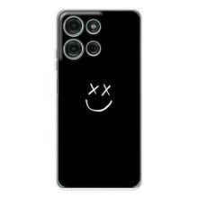 Чехол для Мото G15 - (AlphaPrint) с печатью (ТОП продаж) (Смайл)