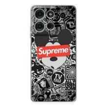 Чохол з Брендами одягу на Мото Джі15 – Supreme Маус