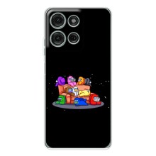 Чехол Амонг Ас для Motorola Moto G15 (AlphaPrint) (Амонг-ас)