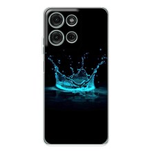 Чехол с Короной Мото G15 - (AlphaPrint) (Капля короны)