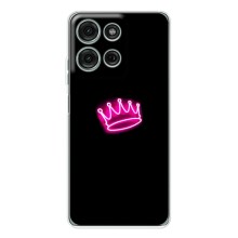 Чехол с Короной Мото G15 - (AlphaPrint) (Яркая корона)