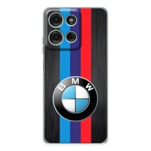 Чохол для Мото G15 - з принтом БМВ (AlphaPrint) (Лого BMW)