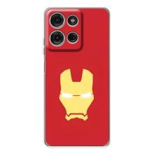 Чехол Супергерой Железный человек на Motorola Moto G15 – Man