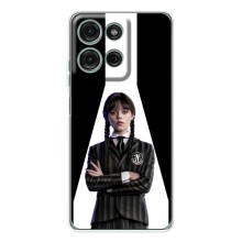 Чехлы Венсдей на Motorola Moto G15 Уэнсдей (AlphaPrint) (W-Wednesday)