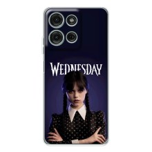 Чехлы Венсдей на Motorola Moto G15 Уэнсдей (AlphaPrint) (Wednesday)