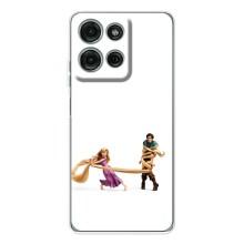 Чехол Рапунцель для Motorola Moto G15 – Рапунцель и Флин